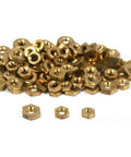 Brass Clock Nuts Repair Set For Clockmakers Versatile Assorted Sizes For Mantle Clocks And 8 Day Movements Yellow Finish