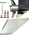 Heavy Duty Stainless Steel Skeg Guard Protector Covers And Fixes Broken Outboard Boat Stern Drive Fits Mercury 75 To 300Hp Motors parts display