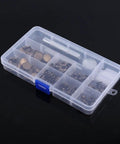 15mm Antique Brass Snap Fasteners Kit With Fixing Tools, 30 Sets For Leather Craft, Clothing, Handbags, Jackets, Jeans, DIY Sewing, Popper Press Stud Buttons Gear in storage box