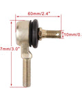 Two Hundred Forty Millimeter Tie Rod End Replacement For ATV Quad FiftyCC To Two Hundred FiftyCC TenMillimeter Thread Nine Point Four Inch Length Heavy Duty Metal Easy Install Corrosion Resistant Fits Most Four Wheelers, 10mm thread