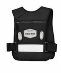Hands Free Hydration Running Vest With 500ml Soft Flask BPA Free PVC Free Reflective Gear Adjustable Unisex Fit 4 LED Lights 6 Pockets