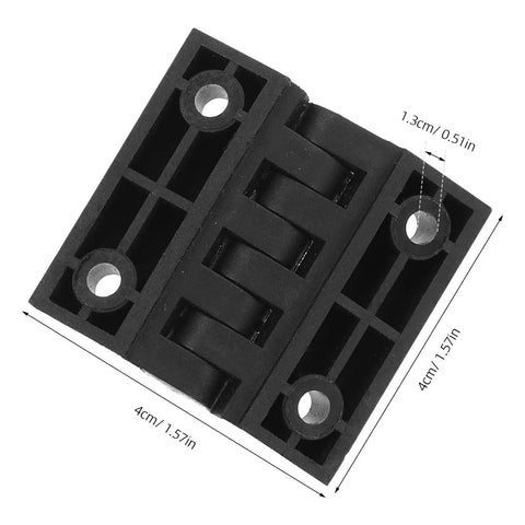 Heavy Duty Plastic Cabinet Hinges For Electrical Boxes Control Panels 20 Piece Set Screw Mount Glossy Finish Burr Free Enclosure Doors Built Solid For The Daily Grind