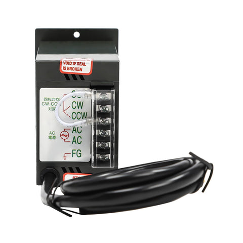 High Torque AC Gear Motor 6W 110V With Variable Speed Controller And Bracket Reversible Gearmotor 0 To 15 RPM 2.9NM Torque