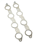 LS Multi Layer Steel MLS Header Gasket Direct Replacement For GM 12617944 High Performance Beefy Exhaust Seal For LS1 LS2 LS3 LS6 LQ4 LQ9 4.8 5.3 5.7 6.0 6.2 Engines, MLS steel gasket shown