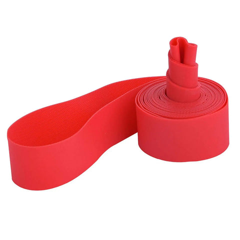 2 Pack Bicycle Tire Liner And Rim Tape Kit For 26 Inch Tires Inner Tube Protector, red puncture guard against glass and nails