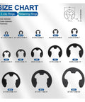 Black Carbon Steel E Clip Assortment Kit With 395 Or 810 Pieces M1.2 To M15 External Retaining Clips size chart