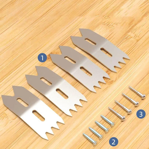 4 Piece Woodworking Limit Clamp Set For Slab Flattening Mills, Pro Grade Slab Clamping Dogs And Wood Board Fixing Clamps For Precise Positioning, Quick Install And Secure Board Alignment, carbon steel plates and screws