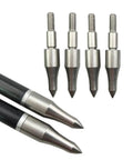 12 Pack Screw In Field Points Archery Tips Stainless Steel 100 125 150 Grain Pro Grade Target Practice Ready To Replace