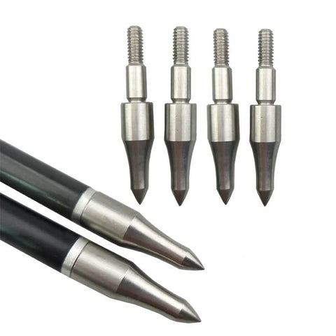12 Pack Screw In Field Points Archery Tips Stainless Steel 100 125 150 Grain Pro Grade Target Practice Ready To Replace