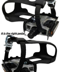 Pro Grade Spin Bike Pedals With Toe Clips And 4D Adjustable Straps, 9/16 Inch Alloy Spindle For Mountain And Road Bikes Peloton Schwinn Sunny