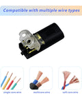 30 Pcs Double Wire Plug In Connectors 2 Pin For Low Voltage LED Strip Lights Quick Splice Connectors With Locking Buckle No Wire Stripping