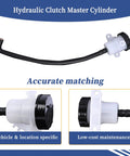 Hydraulic Clutch Master Cylinder Reservoir With Cap And Diaphragm For Chevy Camaro And Pontiac Firebird 1998 To 2002 Replacement Part