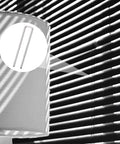 Heavy Duty 80 Piece Plantation Shutter Louver Repair Kit, Brushed Nickel Window Blind Bracket Set, Nifty Fix For Wobbly Tilt Rods detail view of clip with window blinds