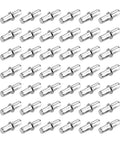 500 Piece Heavy Duty Shelf Support Pins Set For Cabinets And Wardrobes Silver Tone 5mm By 19mm Nickel Plated Iron Durable