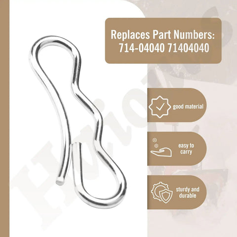 30 Pack Bow Tie Cotter Pins For MTD Cub Cadet Troy-Bilt Craftsman And More Compatible With 714-04040 71404040 And 714-0104 Replacement Pins