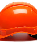 Ridgeline Cap Style Hard Hat With 4 Point Ratchet Hi Vis Orange Lightweight ABS Workhorse Safety Helmet For Work Low Profile Fit