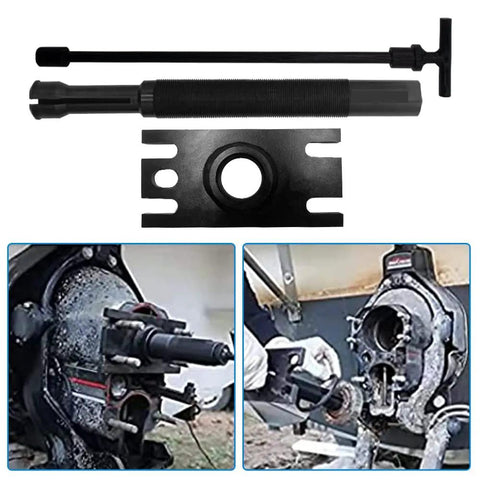 Gimbal Bearing Puller And Installer Tool For Mercruiser Alpha Alpha 1 MR Bravo OMC Cobra Volvo Marine Engines shown in use