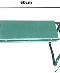 Garden Kneeler And Seat Heavy Duty Portable Folding Bench with Soft Foam Pad, Steel Frame, Dimensions 60cm x 27cm x 49cm