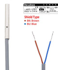 Pro Grade Inductive Proximity Sensor Switch M4 Shield Type LJ4A3 One Millimeter Detection Distance 10 To 30 V DC with wires shown