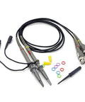 2 Pack 100 MHz Oscilloscope Clip Probes With Accessory Kit For Electronics Testing X1 X10 Attenuation Great For Waveform Debugging Signal