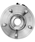 Top view of 4 Piece Front And Rear Wheel Bearing Hubs Assembly With ABS For Chevy Equinox Captiva Sport Pontiac Torrent Saturn Vue Suzuki XL7 2007 To 2015 5 Lug Kit Ready To Roll