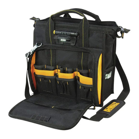 Lighted Technician's Tool Backpack With 41 Pockets And Adjustable LED Light, Durable Work Bag For Pros, Hands Free Carry, Built In Illumination For Night Repairs And Busy Jobsites