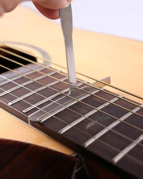 Upgrade Your Guitar Game With This Full 29 Piece Setup Kit Packed With A Sixteen Inch Fret Leveling Beam Notched Straight Edge Multiple