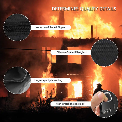 Fireproof Hanger Diversion Safe Bag With Lock Providing Sneaky Hidden Storage For Valuables And A Secret Under Clothes Compartment For Home Or Travel Built For Discreet Security And Everyday Peace Of Mind