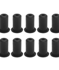 Solid Black Silicone Cable Grommets For Wall Hole Perfect Fit 0.75 Inch Wire Routing Kit, 10-pack