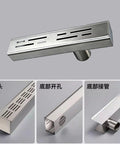 Heavy Duty 304 Stainless Steel Drain Channel For Outdoor Pools And Decks L And T Shaped Trench Drain Kit