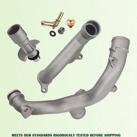 Heavy Duty Aluminum Coolant Outlet Pipes For Jaguar Land Rover Range Rover Sport Lr4 3.0L V6 5.0L V8 Replaces Lr092992 Lr028136 parts set
