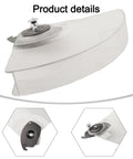 10 Inch Miter Saw Blade Guard Replacement Clear Plastic Metal Cover For 255mm Aluminum Cutting Machine Accessory