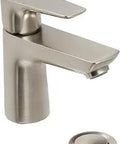 Talis E Modern Single-Handle 5-Inch Tall Bathroom Sink Faucet In Brushed Nickel EcoRight Water Saving Design Delivers 1.2 GPM Includes Drain