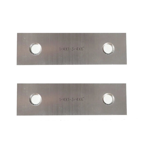 Nine Piece Hardened Steel Parallel Set One Quarter Inch Thick Six Inch Long With Two Holes Pro Grade Machinist Clamping Tool For Drilling Milling Boring And Assembly Gages From Three Quarter Inch To One And Three Quarter Inch