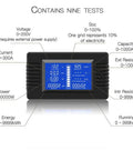 Digital LCD display of Battery Monitor Meter With 0 To 200V 0 To 300A Range For Solar RV And Car Nine In One