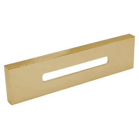 Polished Brass linear overflow faceplate for Knockout Polished Brass Tip Toe Bathtub Drain Stopper Kit features.