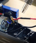 Hot Air Rework Station For Electronics Repair With Digital Display Heat Gun showing internal components and wiring layout.