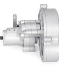 Beefed Up Aluminum Alloy RC Transmission Gearbox For 1-10 Scale Crawler Cars, Metal Gearset Upgrade Replacement, side view