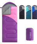 Lightweight Sleeping Bag For Kids And Adults, Ideal For Backpacking And Scouts, Compact Yet Roomy 33 By 86.6 Inches, multiple colors