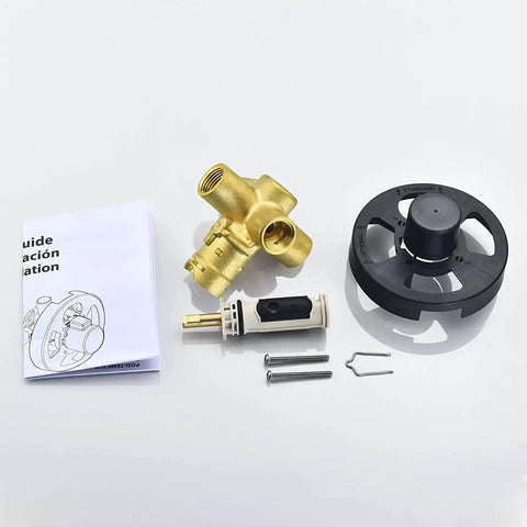 2510 Replacement Pressure Balancing Valve for Tub and Shower Single Handle Includes 1222 Cartridge and Retainer Clip Brass Construction