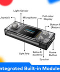 CyberPi Project Based Kit For Kids Ages 8 To 12 With Scratch And Python Coding Support A Fun STEM Programmable Robot With IoT Tech And Built In WiFi Module For Hands On Learning And Real World Projects. Integrated built-in modules with joystick, display, buttons, speaker, light sensor
