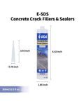 Concrete Crack Filler For Outdoors Waterproof Sealant, Self Leveling Driveway Repair Patch, 10.5 Fl Ounces shown with nozzle