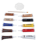 10 Color Wood Furniture Repair Kit With 20ml Putty Tubes For Quick Cabinet Touch Ups, DIY Home Restoration, Scratch And Chip Fixes