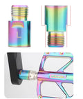 Beefy Bike Pedal Extender And Spacer For 9/16 Inch Threaded Pedals Fits Road And Mountain Bikes Heavy Duty Steel Pedal Spacer