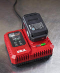 Beast Mode Cordless Jigsaw Kit With Brushless 20V Power Core 20 Battery 2.0Ah on red PWR Jump Charger