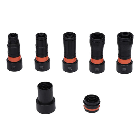 Gowenic 7 Pc Dust Collection Hose Adapter Kit, Quick Swap Rotating Clamps For Shop Vacs And Sanders, various sizes and designs.
