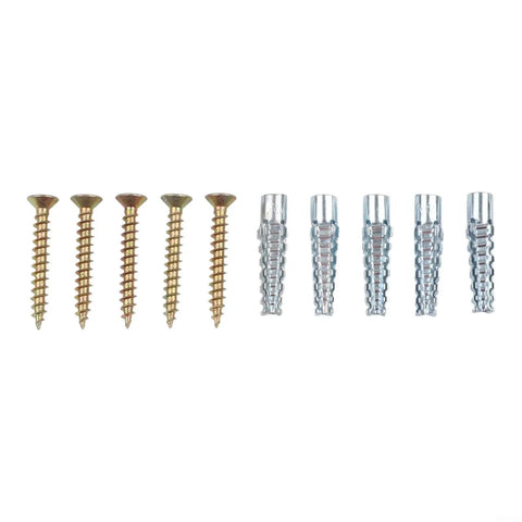 Heavy Duty Self Tapping Screws And Expansion Anchor Kit with serrated carbon steel fasteners for drywall M6 M8