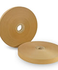 Two rolls of Brown Craft Banding Paper Roll 30mm Wide Heavy Duty Strapping Tape For Packaging And Shipping 492ft Long Eco Friendly Paper Strapping Band