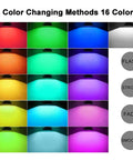 JUDYSSY 30/50/100 W Led Floodlight Outdoor, 95Lm/W Colour Changing Flood Light with 16 colors display and 4 methods.