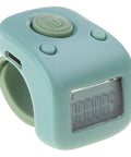 Game Changer Rechargeable Digital Lcd Tally Counter Tracking Up To 9999 With Six Digits For Daily Prayers Crochet Projects And Step Counting In Green, compact design with digital display.